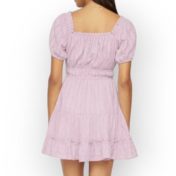 Lilac Milkmaid Mini Dress by Lost + Wander - Size Small - Picture 5 of 16